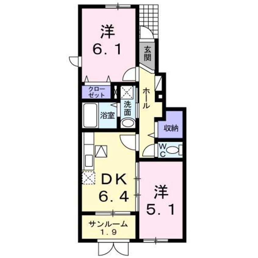 間取図 フレッシュタウン