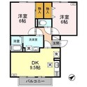 リバーフォート阿賀Ａの間取図