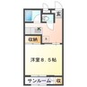 コーポ昭栄 1Kの間取り