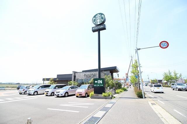 スターバックスコーヒー新潟松崎店(その他飲食（ファミレスなど）)まで498m ヴィラ　パーシモン