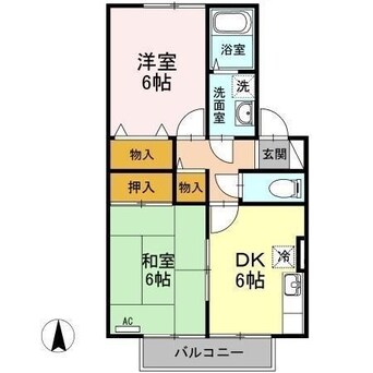 間取図 ウェンディハウスＢ