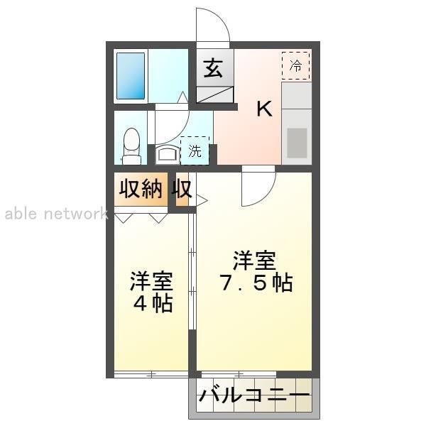 間取り図 イースト　イン