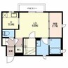 ピースブリッジ 1LDKの間取り