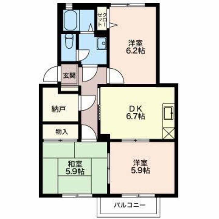 間取図 グリーンパーク