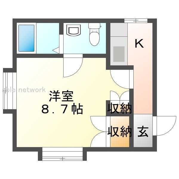 間取り図 パレスアクアマリン大形