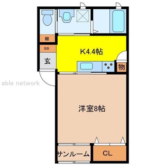 間取図 サンライズI