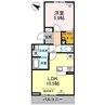 フィラエ 1LDKの間取り