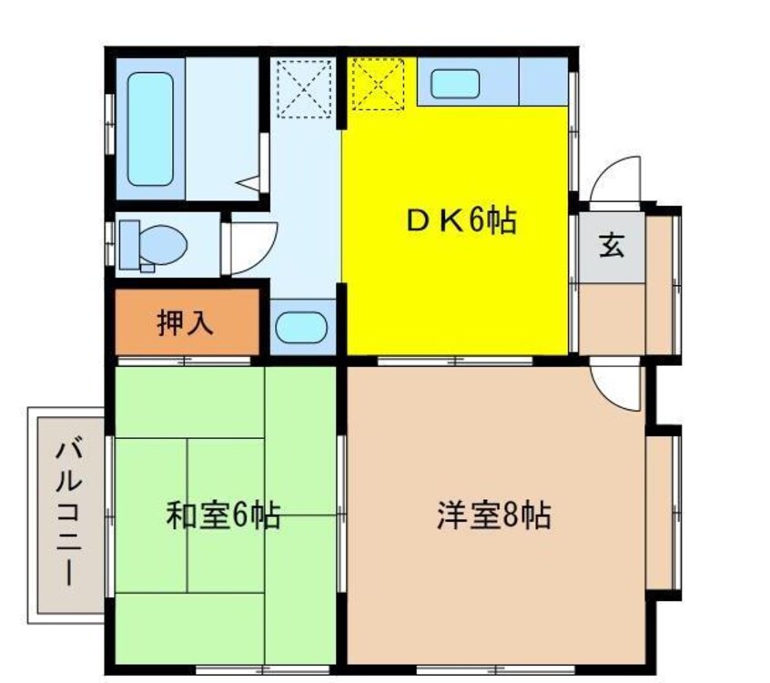 間取図 サンハイツ第VI