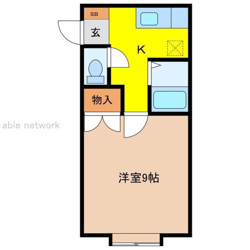 間取図 リヴ・カルディア