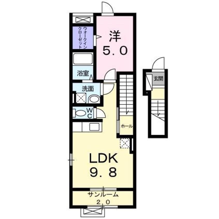 間取図 ラ・フィエスタII