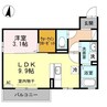 エテルナ　リアン 1LDKの間取り