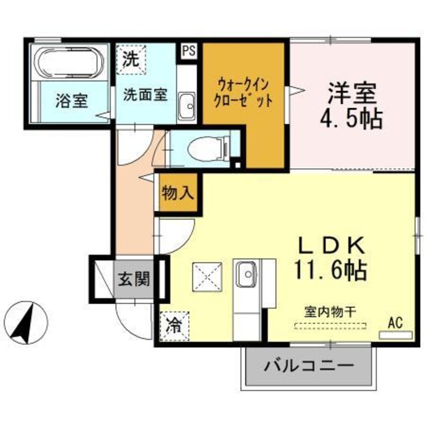 間取図 グランステージ上木戸