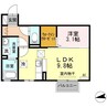 アルトプエンテ 1LDKの間取り
