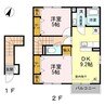 アトラス 2DKの間取り