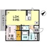 アヴニール１２ 1LDKの間取り