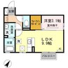 ネージュＳII 1LDKの間取り