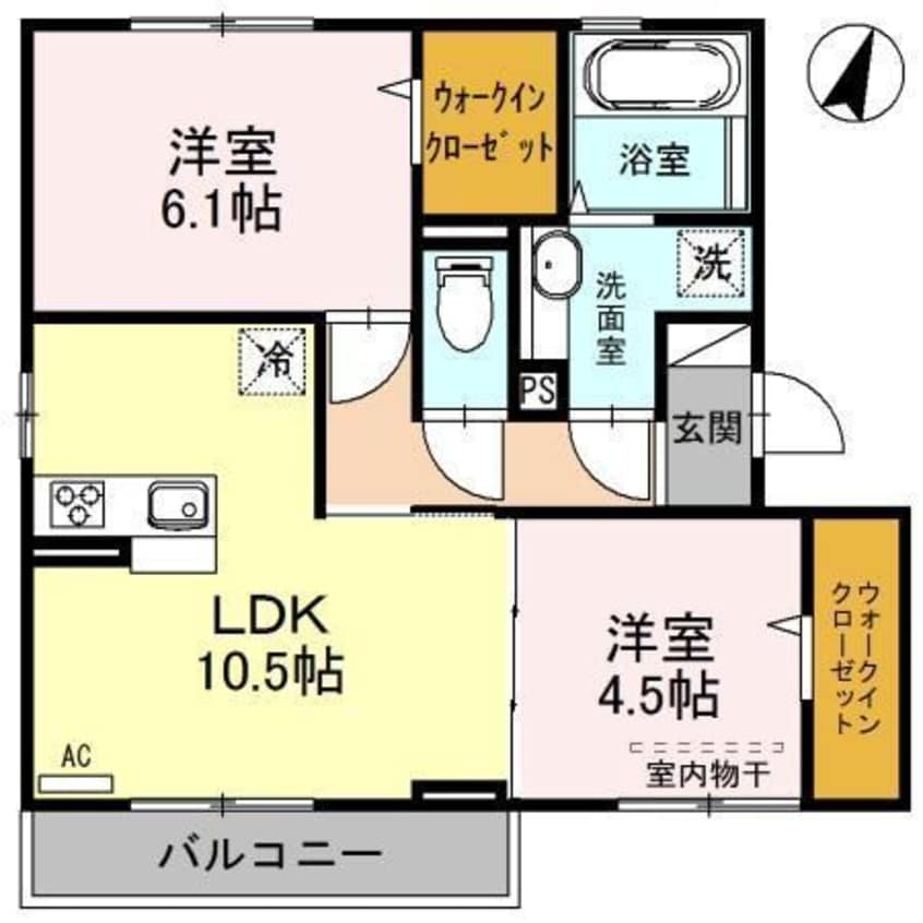 間取図 プランタン石山