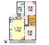 リビングタウン新潟B 2LDKの間取り