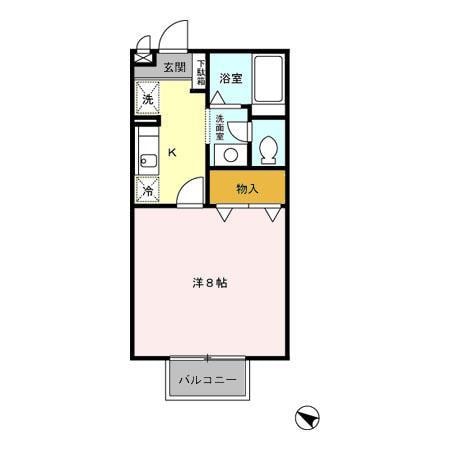 間取り図 サフランB