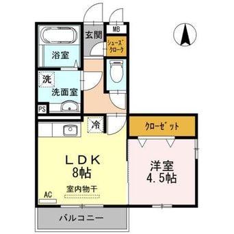 間取図 ＥＴＥＲＮＡ　ＥＡＳＴ