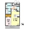 フレッサＡ 1LDKの間取り
