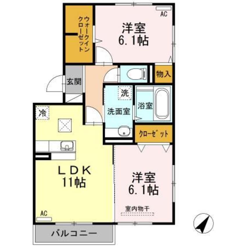 間取図 モンブラン