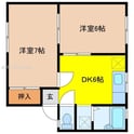 ハイツ　サンパレスの間取図