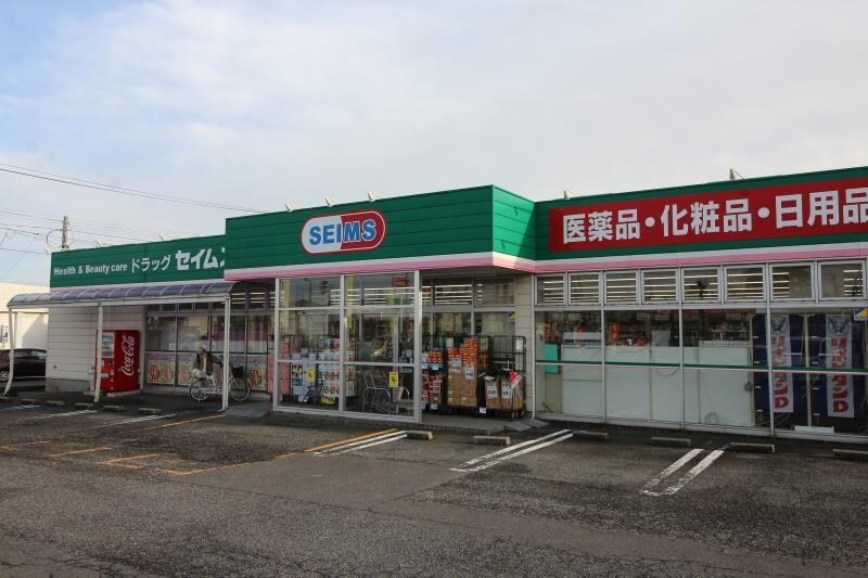 ドラッグセイムス石山店(ドラッグストア)まで389m オリーブII