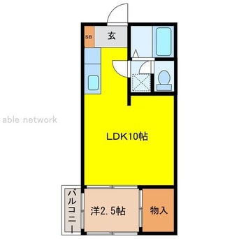 間取図 セレッソ花水