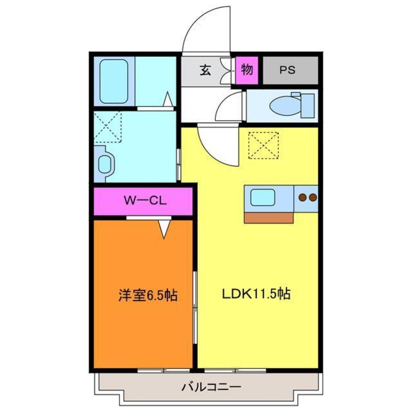 間取図 サンローズ