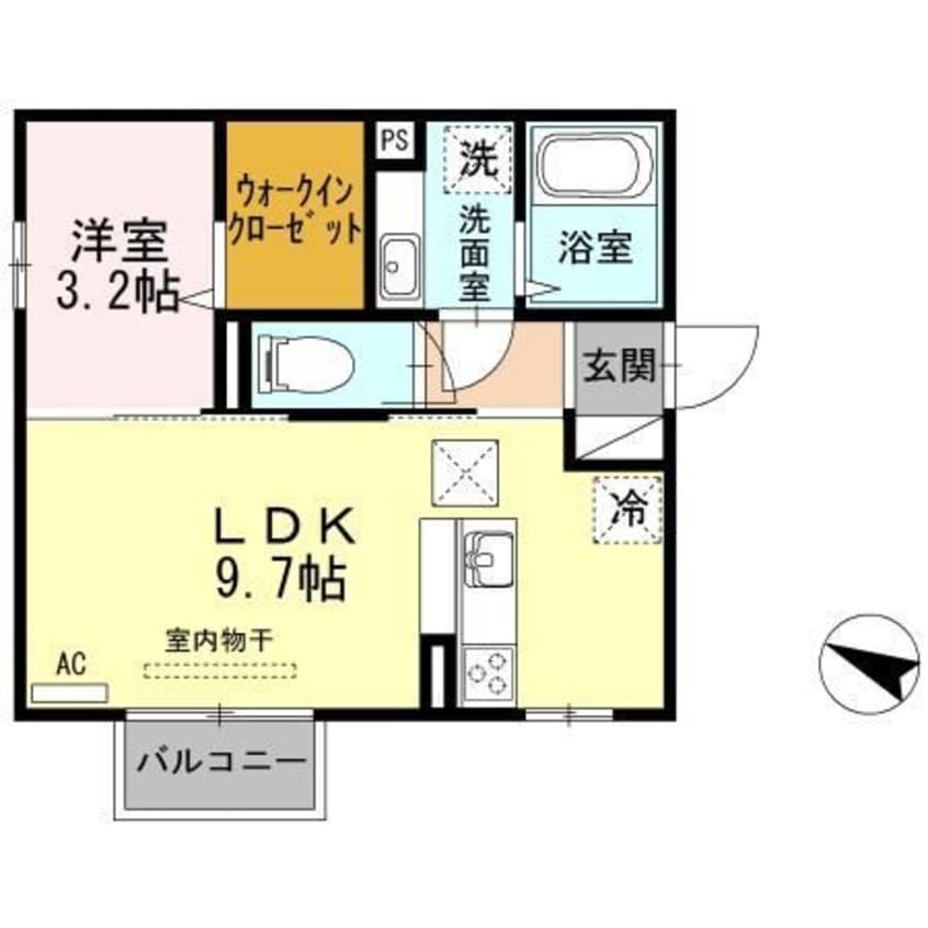 間取図 グランコートC