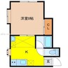 シティパレス 1DKの間取り