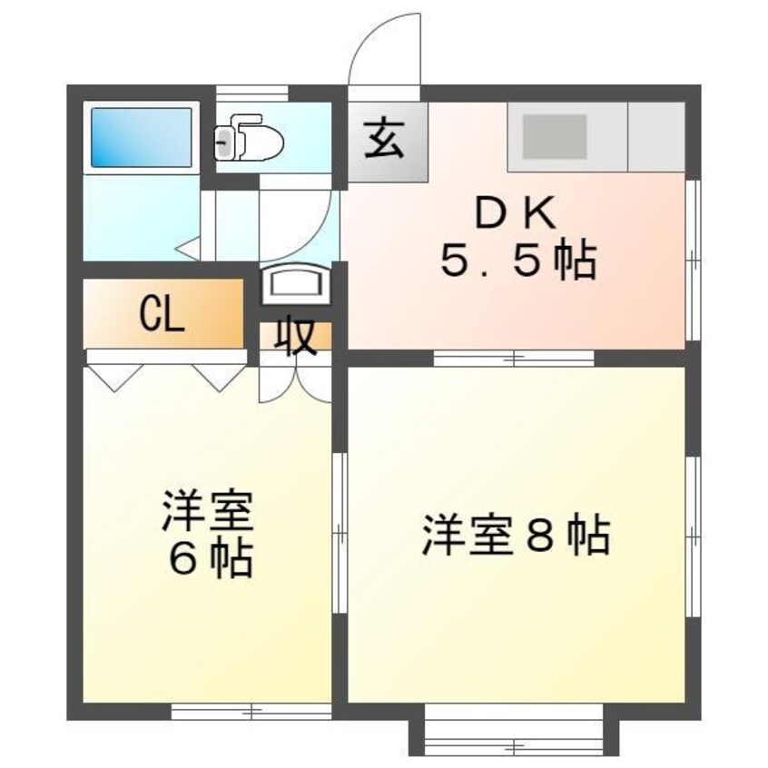 間取図 グリーンハイムII