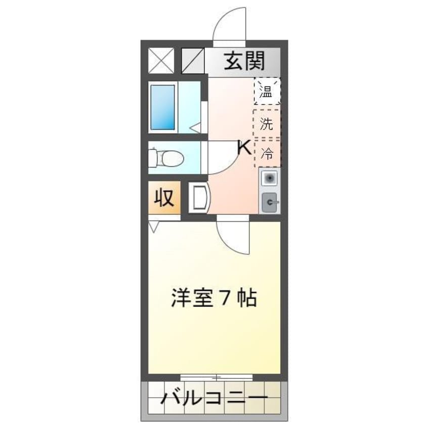 間取図 Lily-be北沢