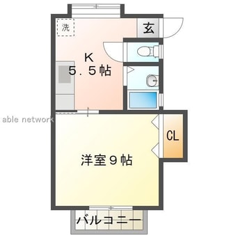 間取図 ラ　カーサ　フェリーチェ