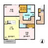 プレミアムコート 2LDKの間取り