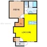 アーバン中野山 1LDKの間取り