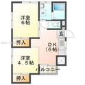 フラッツ高山　A棟の間取図
