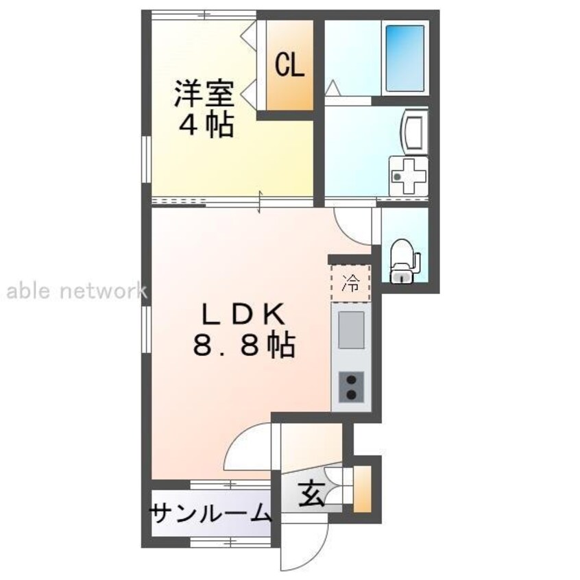 間取図 ラングド・ビオレ
