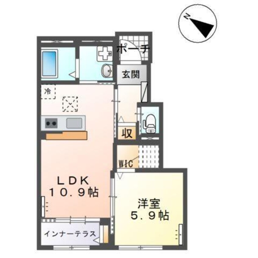 間取図 白新線・羽越本線（新潟県内）/新潟駅 徒歩32分 1階 1年未満