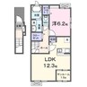 プレゼンス 1LDKの間取り