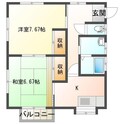 サンハイツの間取図