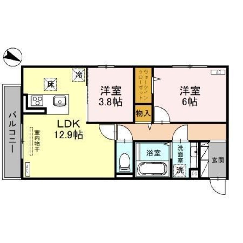 間取図 Hanano