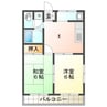 ハイツ土谷 2DKの間取り