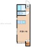 Alivio新潟紫竹 1Rの間取り