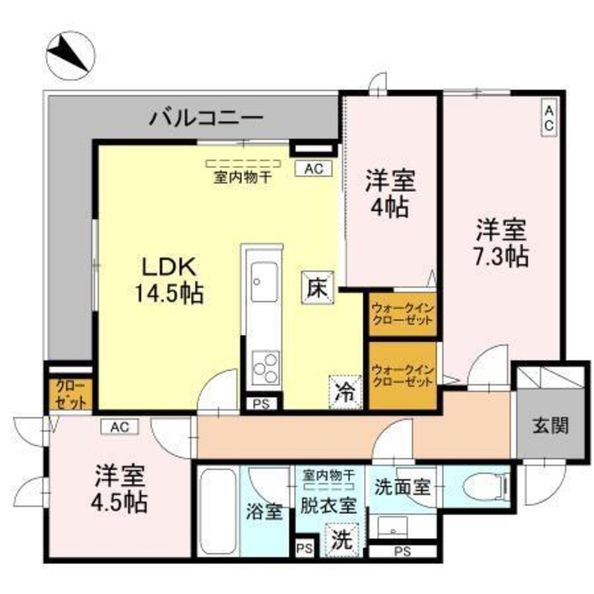 間取図 フィラーレ