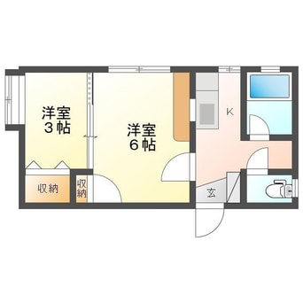間取図 ウイング中木戸II
