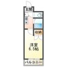 パフィオ 1Kの間取り