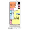 アドラブール文京町 1LDKの間取り