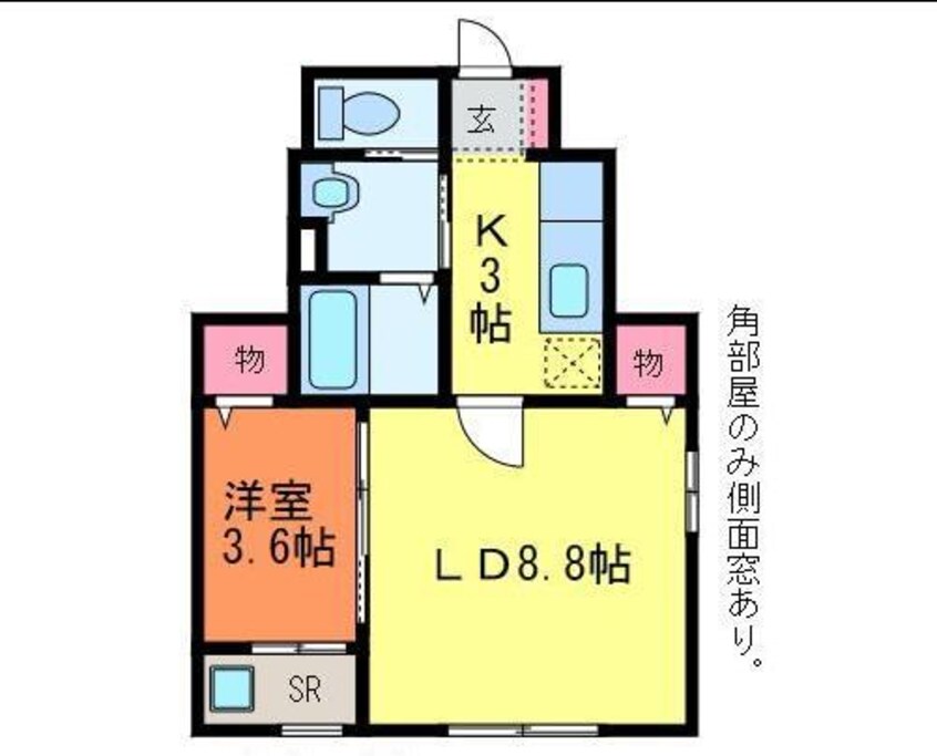 間取図 FERIO万代